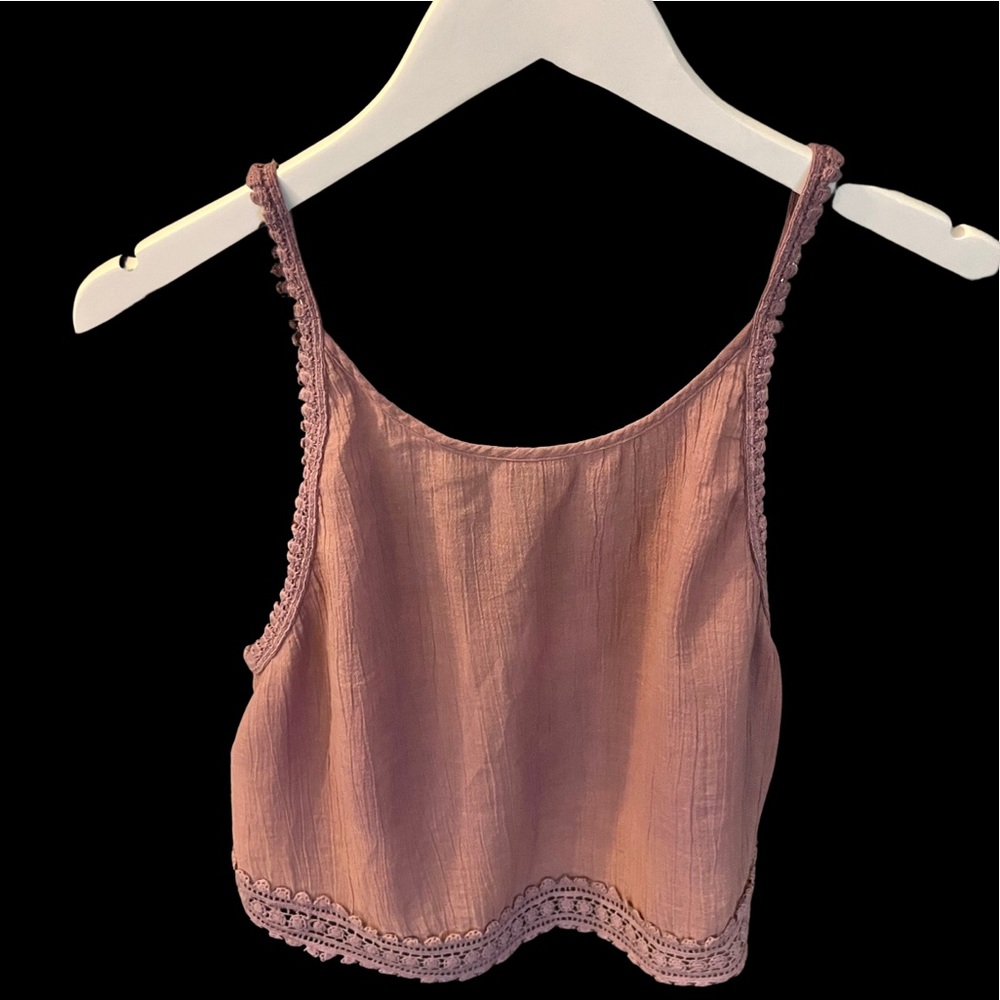 -Aritzia purple crop top; great condition